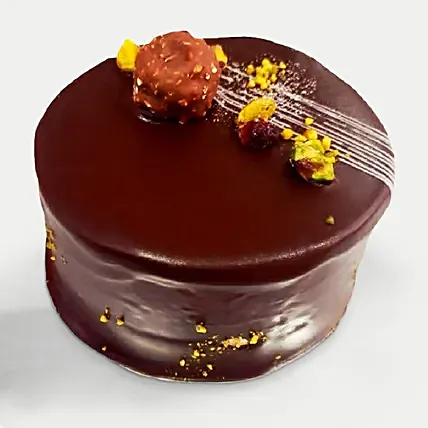 Luscious Ferrero Rocher Chocolate Cake