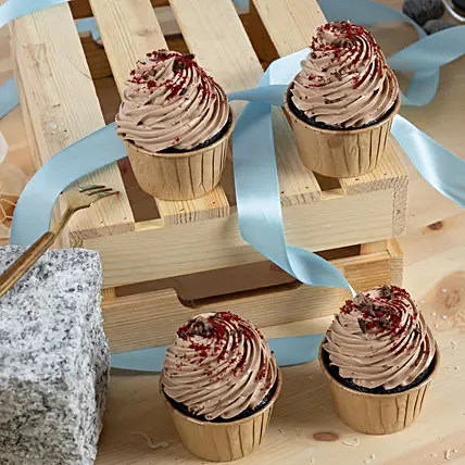 Chocolate Cupcakes 4 Pcs