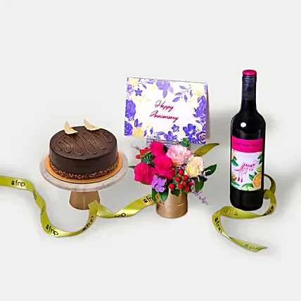 Anniversary Wishes Gift Arrangement