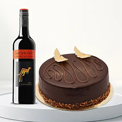 Chocolate Cake With Tesco Red Wine