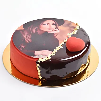 Dream Choco Photo Cake 6 Inches
