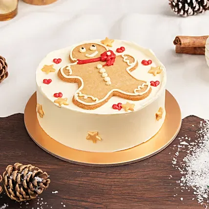 Ginger Man Holiday Cake: Xmas Cake Delivery