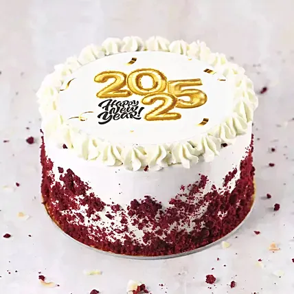 New Year Red Velvet Cake 6 Inches