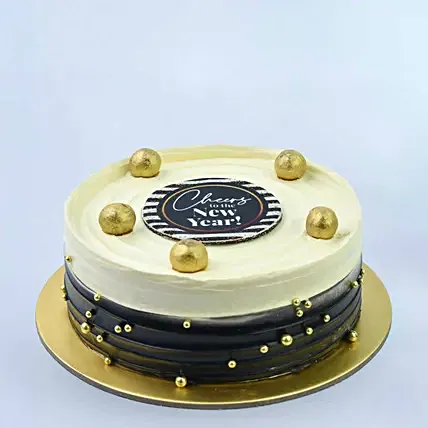 New Year Chocolate Cake 6 Inches